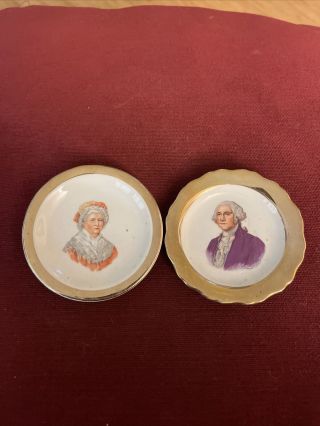 George Washington And Martha Butter Pats