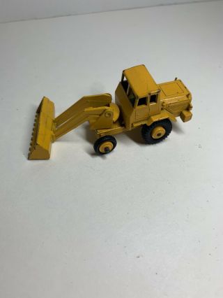 Matchbox Lesney Hatra Sl125 Tractor Shovel 69 B5 All Yellow Sc8