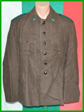 Bulgarian Army Soldier Winter Pure Wool Tunic Frieze Uniform Sz.  L 1980 