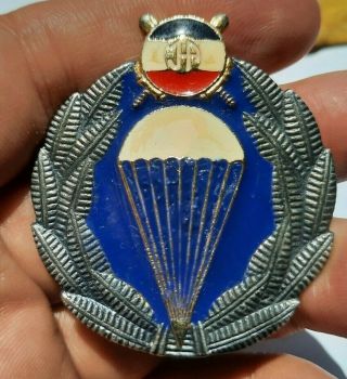 Jna Yugoslavia 1991 1992 Serbia Army Parachuting Paratroopers Rare Hat Badge