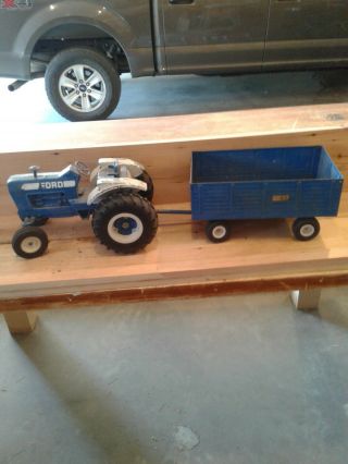 Toy Ford Tractor And Trailer