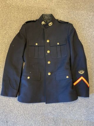 Rn Royal Marines No1 Dress Uniform Jacket Tunic Rm Commando Military 170 / 108