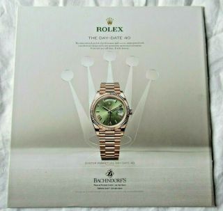 Rolex Watch Ad The Oyster Perpetual Day - Date 40