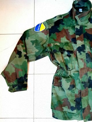 Bosnian Serb army m93 camoflage pattern jacket Serbia military bosnia m89 blouse 2