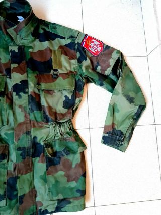 Bosnian Serb army m93 camoflage pattern jacket Serbia military bosnia m89 blouse 3