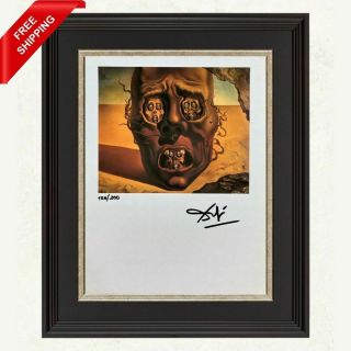 Salvador Dali - Le Visage De La Guerre,  Hand Signed Print With