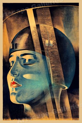 Metropolis 1920s Vintage Style Sci - Fi Movie Poster - 24x36