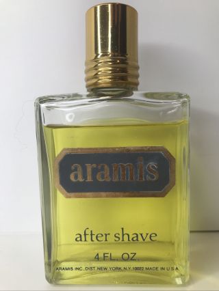Aramis After Shave Splash Cologne 4 Fl.  Oz Bottle Made In Usa 90 Full Fs