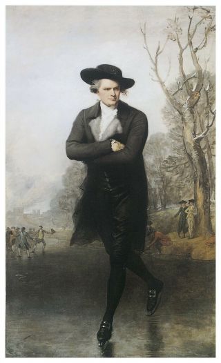 The Skater 1782 Stuart Famous Classical Great Art Painting Poster Print 24x36