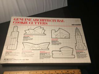 Architectural Cookie Cutter Set Moma 1988 Sears Tower,  Sydney Opera,  Chrysler
