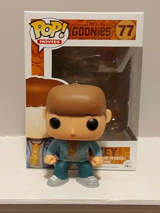 Funko Pop Movies Goonies Mikey 77 Signed By Sean Astin