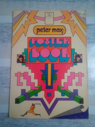Peter Max Poster Book 1970 Crown Publishers Pop Art