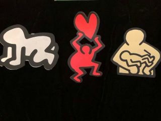 Complete Set Of 3 - Baby - Madonna - Heart 1989 By Keith Haring In Package