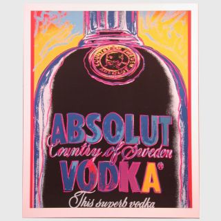 Andy Warhol Rare Vintage 1986 Absolut Vodka Large Poster Misc03.  7036