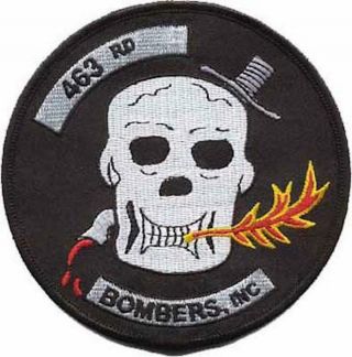 4 " Marine Corps Hmh - 463 Bombers Inc Helicopter Squadron Embroidered Jacket Patch