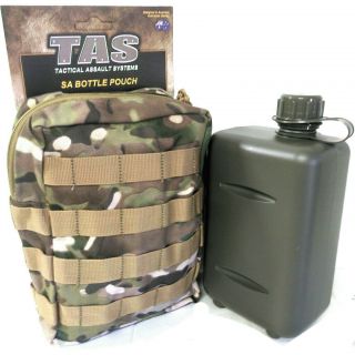2lt Military Canteen With Multicam 900d Double Pu Coated Molle Pouch