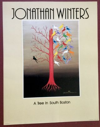 “jonathan Winters Actor Comedian “a Tree In South Boston” Poster