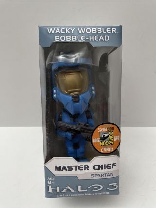 Sdcc 2008 Funko Freddy Wacky Wobbler Halo 3 Blue Master Chief Limited To 1008