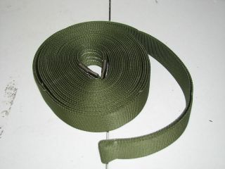 Nylon Tow Lift Strap 1 3/4” Wide 20 Ft Long Sling Green