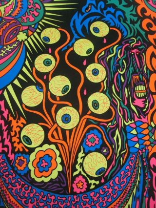Vintage 1960s Old Stock Psychedelic 