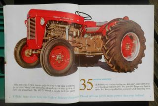 1962? Massey - Ferguson Mf 35 Diesel/gasoline Farm Tractor Brochure Detroit Mi