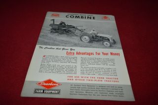 Ford Tractor Dearborn Wood Bros Combine Dealers Brochure Yabe11