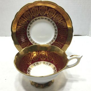Vintage Royal Stafford Bone China Teacup And Saucer