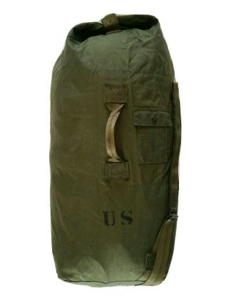 Us Military Surplus Duffel Bag.  Army,  Navy,  Air Force,  Marines