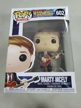Funko Pop Movies Marty Mcfly 602 Canadian Convention Exclusive W/protector