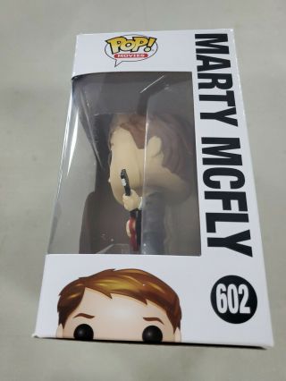 Funko Pop Movies Marty McFly 602 Canadian Convention Exclusive W/Protector 2