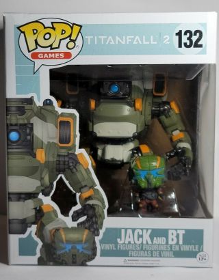 Titanfall 2 Jack And Bt Funko Pop 132 Vaulted 6 Inch