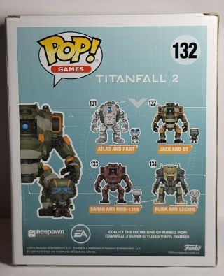Titanfall 2 Jack and BT Funko pop 132 Vaulted 6 Inch 3