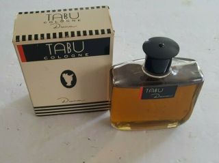 Vintage Tabu By Dana Eau De Cologne Perfume 4 Oz Splash Discontinued