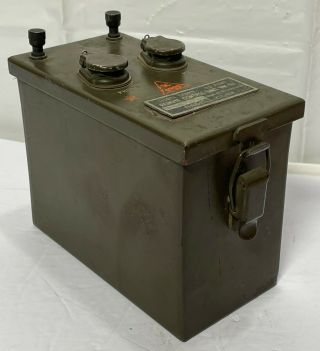 Us Army Signal Corps Field Telephone Remote Control Unit Rm - 52 Vintage Military