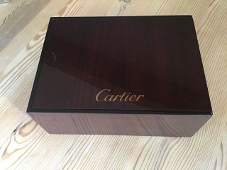 Cartier Wood And Lacquer Perfume Box / Presentation Box