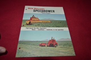 Holland Speedrower Haybine Mower Conditioner 1965 Dealer 