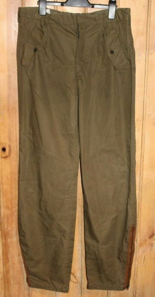 30 " Waist Italian Army Cargo Combat Trousers With Reinforced Knee