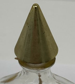 Vintage Guerlain SHALIMAR Eau de Cologne 3 Oz Bottle Glass Top France 80 Full 3