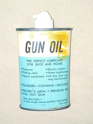 Vintage Handy Oil Can MONTGOMERY WARDS WESTERNFIELD GUN OIL 3 Oz.  Can 2