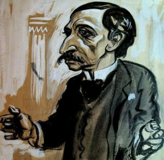 Oscar Cesare Art Augusta Maurice Barres French Novelist 1923