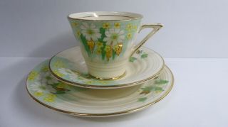 Antique Ceramic Porcelain Phoenix Ware Tf&s 678 Trio Art Deco Cup Saucer Plate