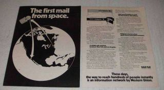 1974 Western Union Mailgram Ad - Mail From Space