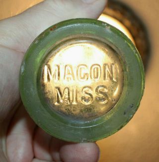 Rare Coca Cola Dec.  25,  1923 6 Oz Bottle " Macon,  Miss.