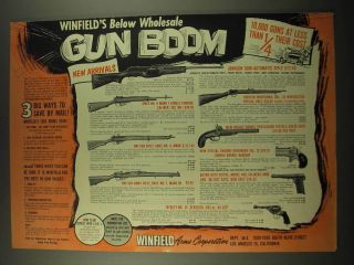 1960 Winfield Arms Ad - Johnson Semi - Automatic Rifle,  Smle No.  5 Mark I