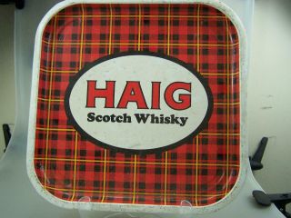 Haig Scotch Whisky Advertising Metal Serving Tray