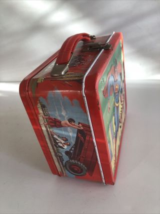 DC Comics 1978 Superman Metal Lunch Box with Thermos (Aladdin Industries) 2