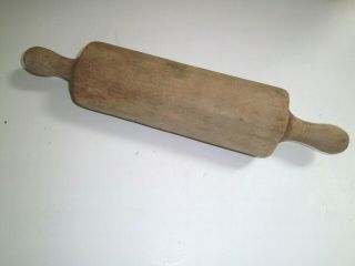 Antique Rolling Pin Thick | Squatty | Wooden | Primitive