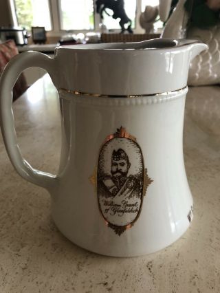 GLENFIDDICH SCOTCH WHISKEY CERAMIC PITCHER,  ADVERTISING COLLECTIBLE,  HCW POTTERY 3