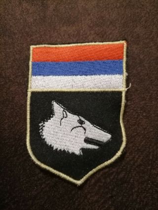 Wolfes From Vucjak Bosnian Serbs Army Special Unit Patch