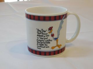Road Runner 1992 Warner Bros Studio Store Drink Coffee Mug Soup Cup